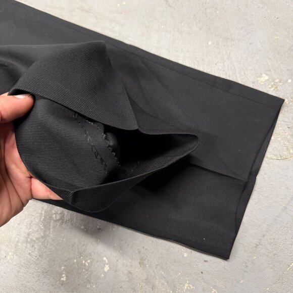 Corneliani Dress Pants Twill Wool Trousers Made in Italy Black 38x31 - Picture 7 of 10